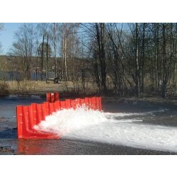 Dispositif anti-inondation démontable - Mobile, auto-stable et léger - Noaq Boxwall - Hauteur de protection 1m