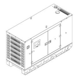 Groupe électrogène diesel 400/230V - 50HZ - 3 phases - AD275 (EU) - moteur P126TI 370 CV - génératrice Mecc Alte ECO38-2M/4C