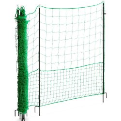 Wiesenfield - Wiesenfield WIE-CNE-150 Filet pour poulailler Hauteur 125 cm Longueur 15 électrifiable Filet poulailler Filet cloture poule Filet - 406