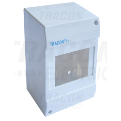 Boîte de distribution en saillie - sans cache 1×4 modul - IP40 - dimensions 130×82×62mm