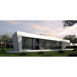 Studio de jardin ISK36 - Construction modulaire en acier avec bardage bois - 30m² - Modèles ISKAN