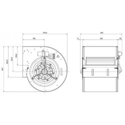 Ventilateur centrifuge ddm 9/9.300.4