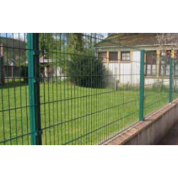 Clôture grillagée double fils Ø 6/5/6 vert - Panneaux sans pli