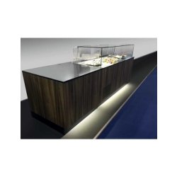 Vitrine chocolat non canalisable - Froid ventilé - PERLA C 150 SR SD