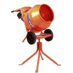 Bétonnière électrique 150 - Minimix 150 - Légère et facile à transporter, capacité cuve 136 litres, malaxage 90 litres