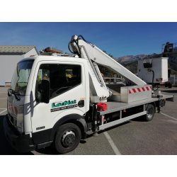 Camions nacelle diesel 16,3m multitel 160 alu porteur nissan cabstar nt400