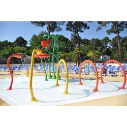 Pataugeoire - Jeux arroseurs de la gamme Vitamines - Design pétillant et robuste pour pataugeoires et jardins d'eau