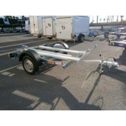 Porte moto 2 voies - PTAC 500 à 750 kg - Châssis basculant et timon galvanisé