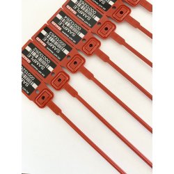 Scellé plastique de sécurité XL 400 - grande dimension - serrage progressif - tear off intégré