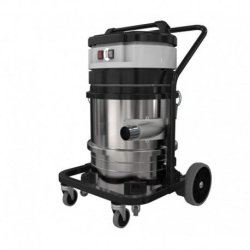 Aspirateur industriel 2002AR - 2 moteurs by-pass, système de décolmatage automatique, corps inox