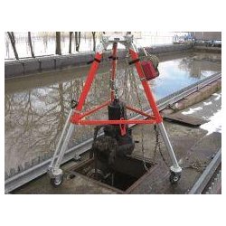 Tripodes de levage mobile ATP20M - Charge 500 kg - Treuil et câble de 20 m - Location semaine