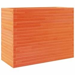 Helloshop26 - Jardinière bac lit surélevé plantes fleurs terrasse jardin cire 90 x 40 x 68,5 cm bois de pin massif marron 02_0038513 - marron Bois