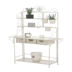 CLP Etagère à fleurs XL SHINE Crème antique - beige métal 13439593