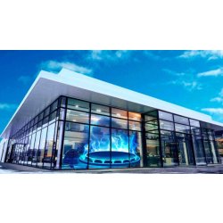 Ecran Géant LED Transparent pour un design futuriste aux points de vente