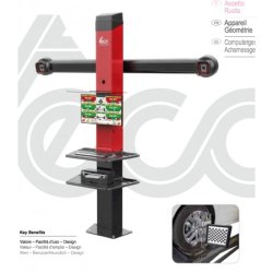 Appareil de géométrie TECO 820 - Technologie à 2 caméras digitales haute résolution - Réglage angles pour voitures et véhicules légers