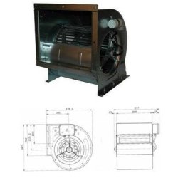 Ventilateur centrifuge ddm 9/9 420.4 -xnw