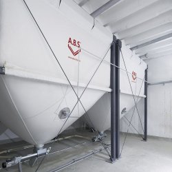 Silo de stockage de granulés de bois jusqu'à 50 m³ - Flexilo MAXI - ABS - Tissu exclusif haute résistance