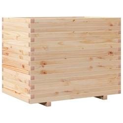 Helloshop26 - Jardinière bac lit surélevé plantes fleurs terrasse jardin 90 x 60 x 72 cm bois de pin massif marron 02_0038036 - marron Bois massif