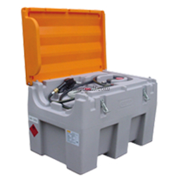 Cuve à carburants 430L mobile en PEHD - Réservoir conforme ADR avec pompe électrique 12V