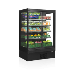 Vitrine réfrigérée pour supermarché à froid positif 1350mm Profondeur 920mm EXTRA1250CD TEFCOLD