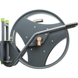 Dérouleur de tuyau GEKA Plus P40 - raccord fileté 26,44 mm G 3/4 po - acier robuste et inclinable