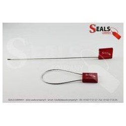 Scellés de sécurité containers lockseals - câble acier galvanisé tressé 1,5 mm - longueur 200 mm