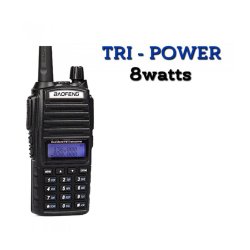 Uv-82 8 - Talkie-Walkie Baofeng - 8W, tri puissance, bande double 136-174/400-520 MHz