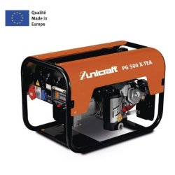 Groupe électrogène Unicraft PG 500 X-TEA - Moteur Honda GX270 - 5 kW - Fabrication européenne
