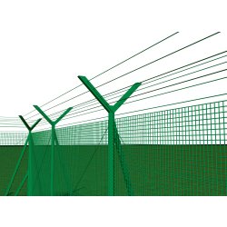Mesh - clôture grillagée P-TREX F - légère et résistante avec accessoires