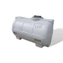 Réservoir PE type CHO 300L gris - récupération et stockage d'eau de pluie