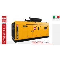Powerfull - Groupes électrogènes industriels Visa - 730 à 1705 kVA, 50/60 Hz