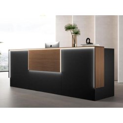 Banque d'accueil Sintra en bois avec éclairage LED