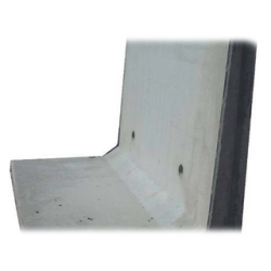 Éléments préfabriqués pour mur de soutènement - finition lisse - béton autoplaçant avec crochet à rotule