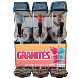 Machine à granité professionnelle – 1200w – 3x12l – ICE FREDDO - multicolore inox 3701777100012