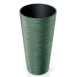 Prosperplast - Jardinière vert terre avec réserve d’eau, collection FURU - 30x30x57,5 cm, capacité de 15 L - vert plastique polypropylène ZA5260