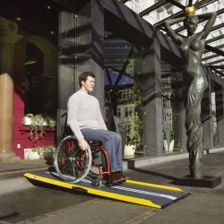 Rampe d'accès ultra légère en fibre de verre et carbone - Stepless - Plusieurs longueurs disponibles