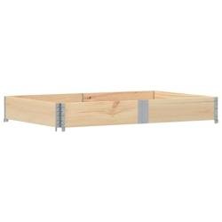 Helloshop26 - Jardinière bac lit surélevé plantes fleurs terrasse jardin 150 x 100 cm bois de pin massif marron 02_0037415 02_0037415 - marron mét