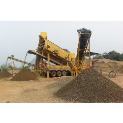 Broyeur / concasseur et cribles mobile 200-800 t/h en carrière