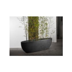 Nau - Jardinière Durbanis en béton coloré - Dimensions 185 x 450 x 50 cm - 300 kg