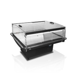 Vitrine réfrigérée 3m1 noire libre service pour supermarché -1/+5 °... - PDC126 VS SL LED