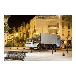 Camion de collecte de déchets a cabine surbaissee puncher
