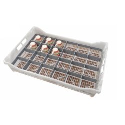 Casier a tasse et verrine - 60 x 40 cm - hauteur 12 cm
