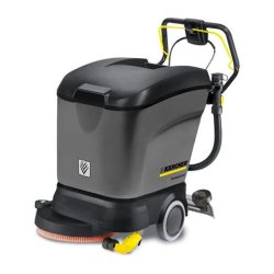 Autolaveuse manuelle BD 40/25 C Bp Pack - compacte et maniable avec brosse-disque et batteries pour surfaces de 200 à 800 m²