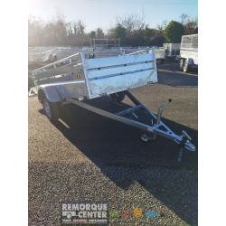 Remorque LIDER ROBUST - 2M50 - 1 essieu non freinée - 253x134x50 cm - PTAC : de 500 à 750 kg - Référence 40393