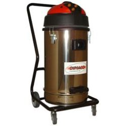 Aspirateur industriel M70B - moteur électrique monophasé et cuve en acier inoxydable