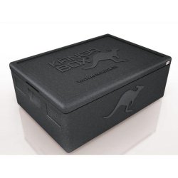 Boîte isotherme KANGABOX Expert 60x40 - Hauteur 300 mm - Noir - Propriétés thermiques idéales pour denrées chaudes et froides