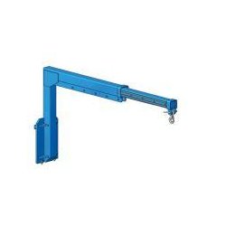 Potence télescopique manuelle PTM 1500 - 2000 mm - capacité 1500 kg avec crochet réglable