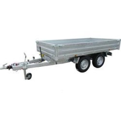 Benne Lider 322x170 - 3500 kg PTAC - Pompe électrique et manuelle - 2 essieux