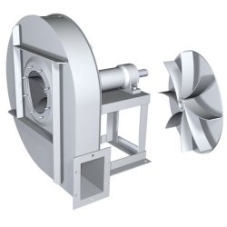 Ventilateur centrifuge industriel GFQ - Cimme - dimensions 400/1120 - débit 6 à 372 m³/min