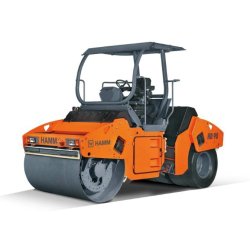 HD 90K Rouleau compresseur tandem - Hamm - Poids 8585 kg - Cylindre vibrant et jeu de roues